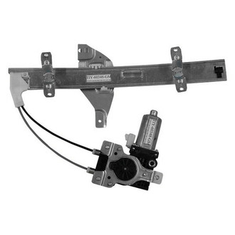 TYC® - Rear Passenger Side Power Window Regulator and Motor Assembly