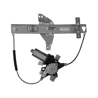 TYC® - Rear Passenger Side Power Window Regulator and Motor Assembly