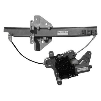 TYC® - Rear Passenger Side Power Window Regulator and Motor Assembly