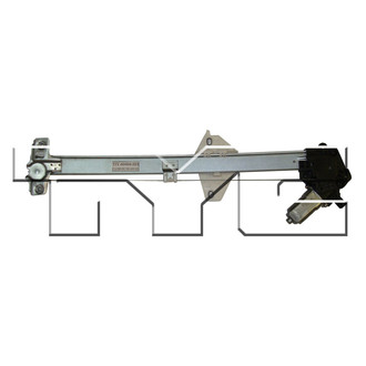 TYC® - Front Passenger Side Power Window Regulator and Motor Assembly