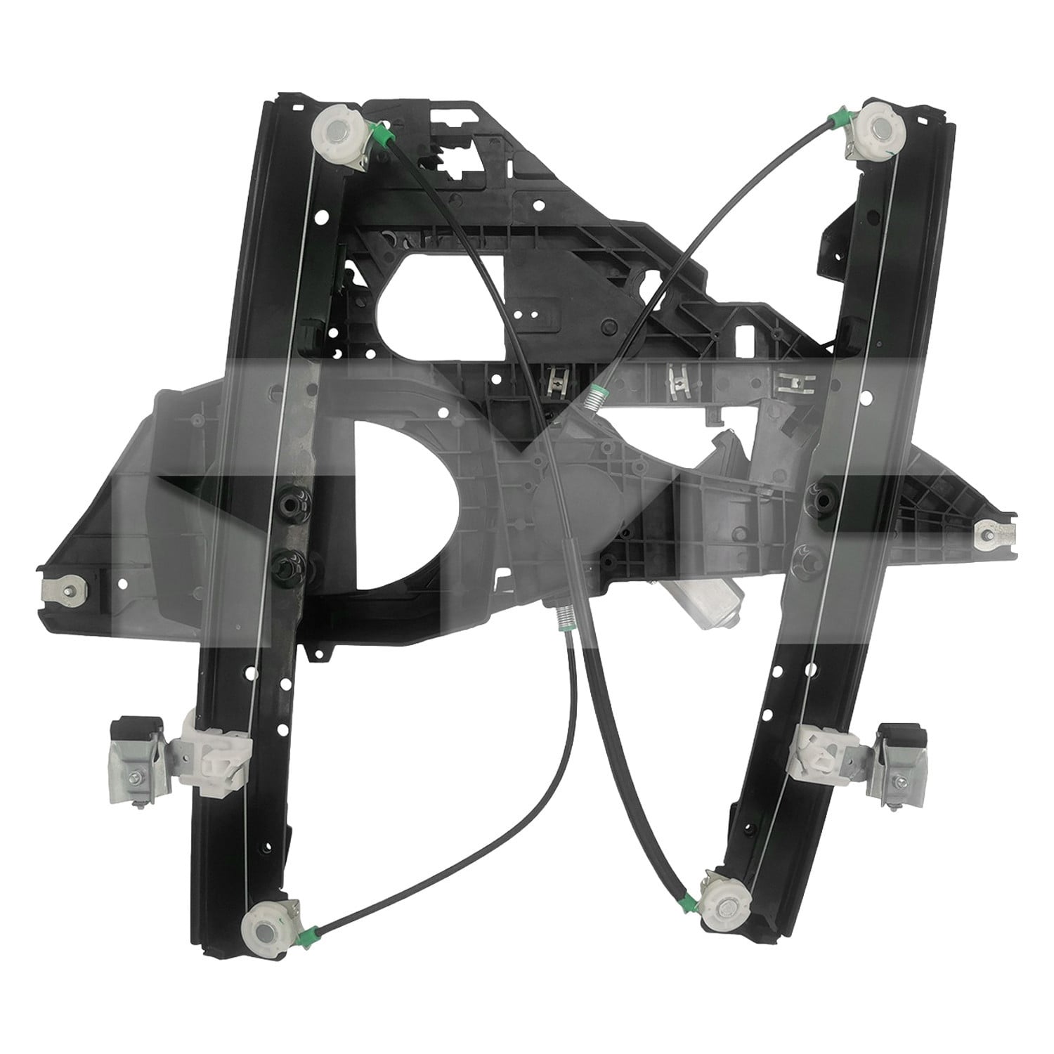 TYC® 660748 - Front Driver Side Power Window Regulator and Motor