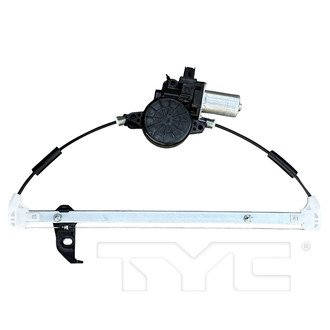 TYC® - Rear Passenger Side Power Window Regulator and Motor Assembly