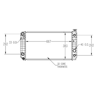 TYC® - Engine Coolant Radiator