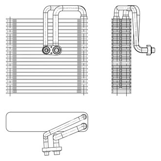 TYC® - A/C Evaporator Core
