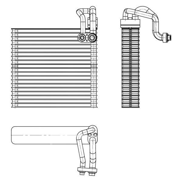 TYC® - A/C Evaporator Core