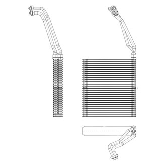 TYC® - A/C Evaporator Core