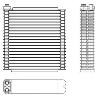 TYC® - A/C Evaporator Core