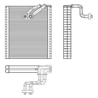 TYC® - A/C Evaporator Core