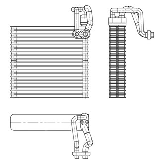 TYC® - A/C Evaporator Core