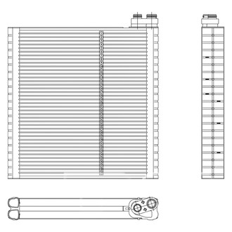 TYC® - A/C Evaporator Core