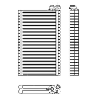 TYC® - A/C Evaporator Core