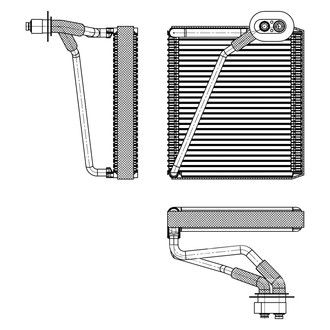 TYC® - A/C Evaporator Core