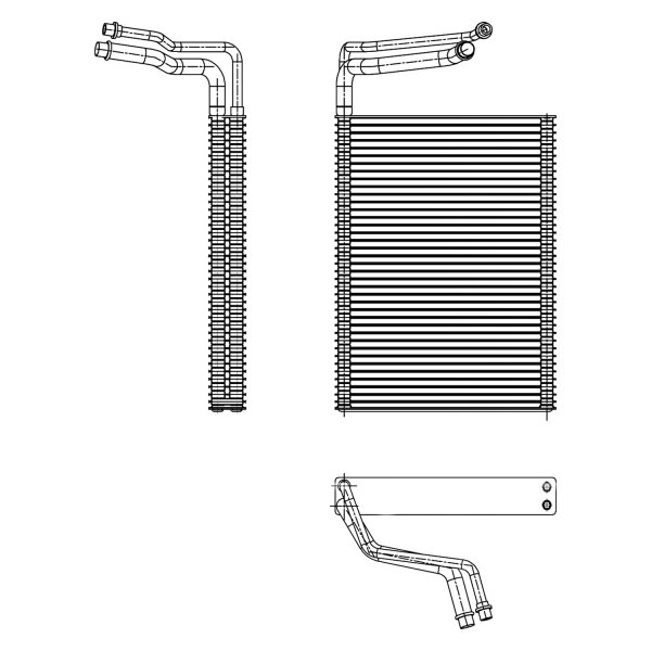 TYC® - A/C Evaporator Core