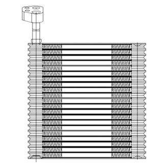 TYC® - A/C Evaporator Core