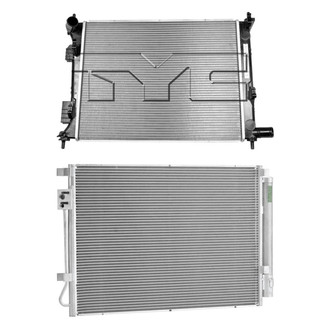 TYC® - Radiator and Condenser Kit