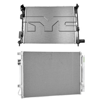 TYC® - Radiator and Condenser Kit