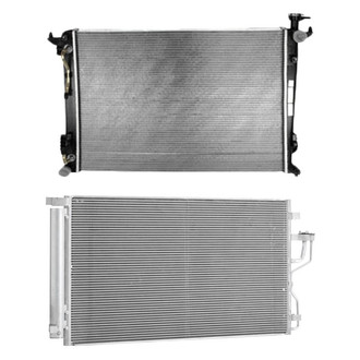 TYC® - Radiator and Condenser Kit