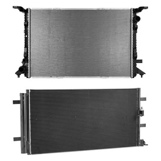 TYC® BNDL-474375 - Radiator and Condenser Kit