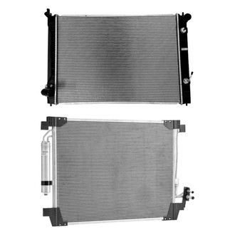 TYC® - Radiator and Condenser Kit