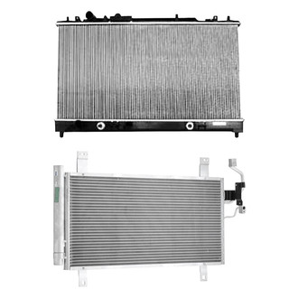 TYC® BNDL-474585 - Radiator and Condenser Kit