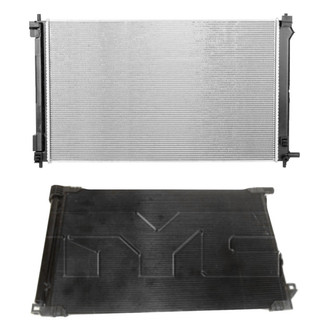 TYC® - Radiator and Condenser Kit