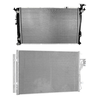 TYC® BNDL-475013 - Radiator and Condenser Kit