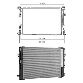 TYC® - Radiator and Condenser Kit