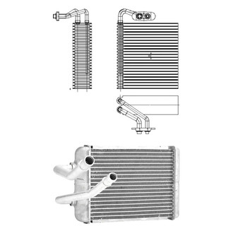TYC® - A/C Evaporator Core and Heater Core Kit