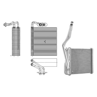 TYC® - A/C Evaporator Core and Heater Core Kit