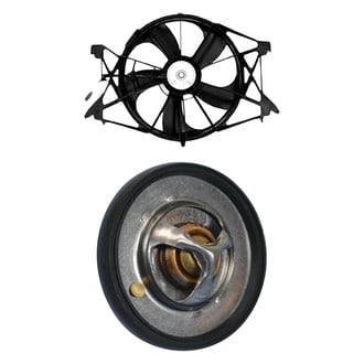TYC® - Radiator and Condenser Fan Kit