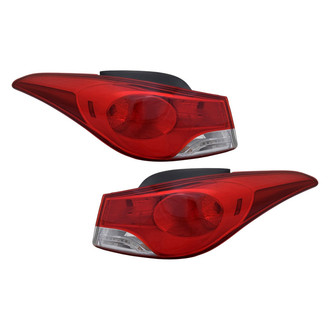 TYC® - Driver and Passenger Side Outer Replacement Tail Lights (Standard Line)