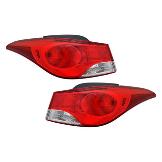 TYC® - Driver and Passenger Side Outer Replacement Tail Lights (Standard Line)