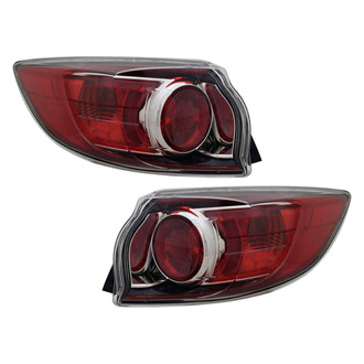 TYC® - Driver and Passenger Side Outer Replacement Tail Lights (CAPA Certified)