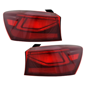 TYC® - Driver and Passenger Side Outer Replacement Tail Lights (CAPA Certified)