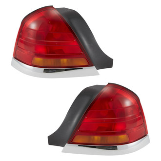 TYC® - Driver and Passenger Side Replacement Tail Lights (Standard Line)