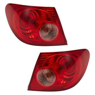 TYC® - Driver and Passenger Side Outer Replacement Tail Lights (CAPA Certified)