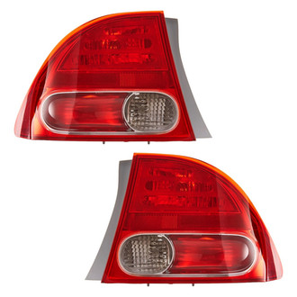 TYC® - Driver and Passenger Side Outer Replacement Tail Lights (CAPA Certified)