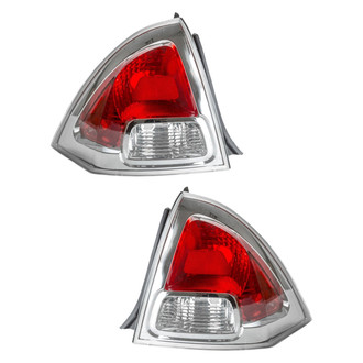 TYC® - Driver and Passenger Side Replacement Tail Light Lens and Housings (CAPA Certified)