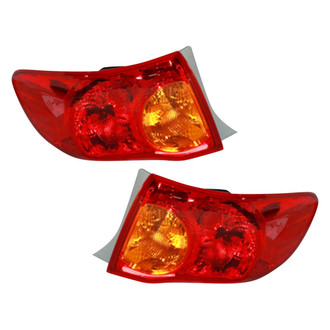 TYC® - Driver and Passenger Side Outer Replacement Tail Lights (Standard Line)