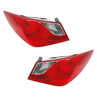 TYC® - Driver and Passenger Side Outer Replacement Tail Lights (CAPA Certified)
