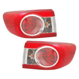 TYC® - Driver and Passenger Side Outer Replacement Tail Lights (CAPA Certified)