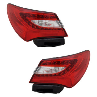 TYC® - Black LED Tail Lights