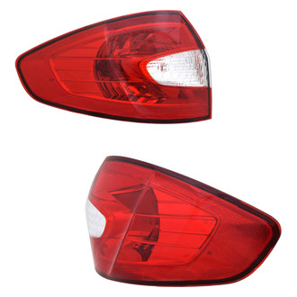 TYC® - Driver and Passenger Side Outer Replacement Tail Lights (Standard Line)