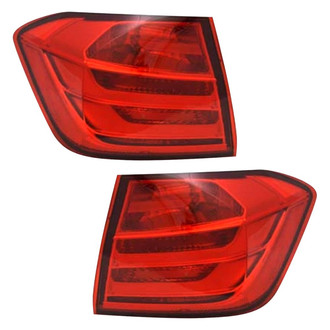TYC® - Driver and Passenger Side Outer Replacement Tail Lights (Standard Line)