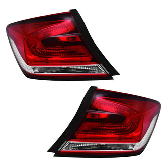 TYC® - Driver and Passenger Side Outer Replacement Tail Lights (CAPA Certified)