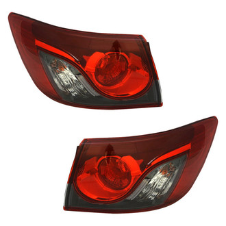 TYC® - Driver and Passenger Side Outer Replacement Tail Lights (Standard Line)