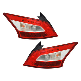 TYC® - Driver and Passenger Side Replacement Tail Lights (CAPA Certified)