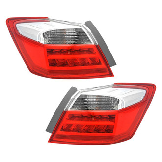 TYC® - Driver and Passenger Side Outer Replacement Tail Lights (Standard Line)