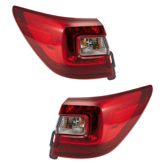 TYC® - Driver and Passenger Side Outer Replacement Tail Lights (CAPA Certified)