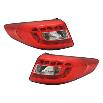 TYC® - Black LED Tail Lights